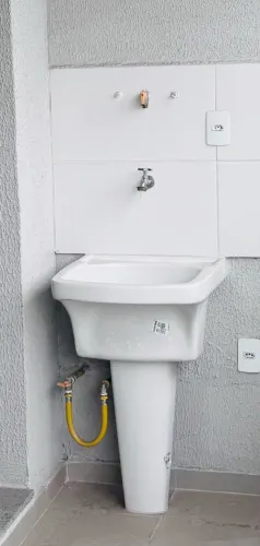 Tanque Cerâmica com Coluna Icasa + torneira