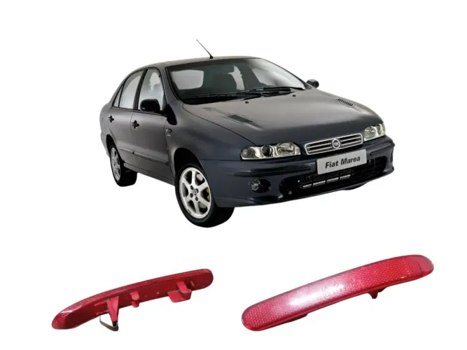 Olho Gato Traseiro L/d Fiat Marea Original Vermelho