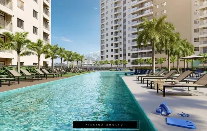 Apartamento de 53  com 2 quartos, 1 suíte em Santo Cristo - Rio de Janeiro - RJ