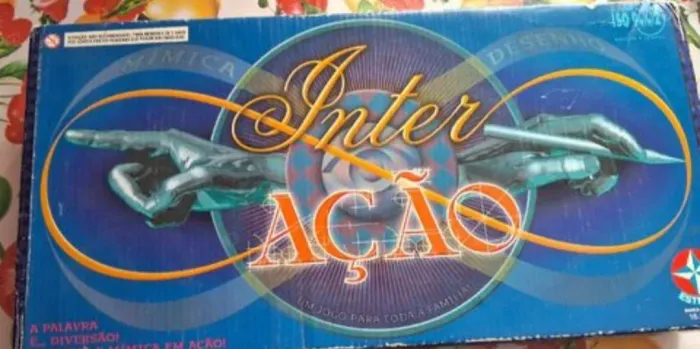 jogo inter ação da estrela antigo perfeito estado de conservação está como novo.