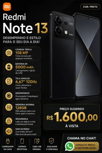 Celular novo 