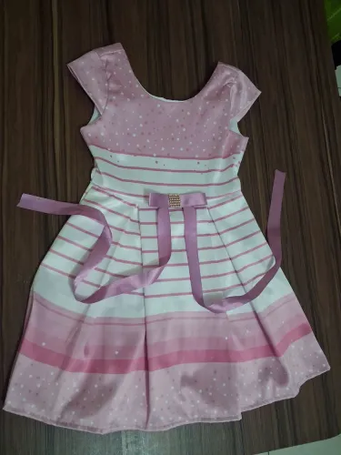VESTIDO INFANTIL ROSA