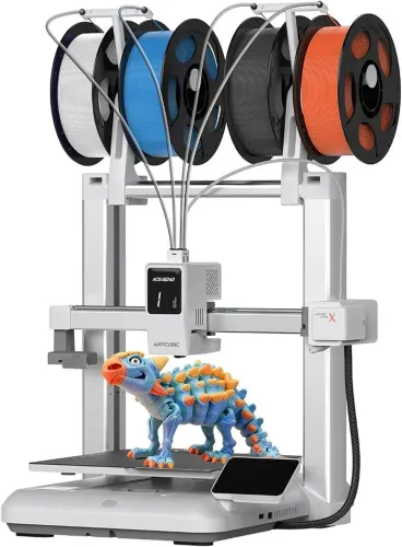 Impressora 3D Anycubic Kobra X - Nova, NF, 3 anos de garantia + 15 filamentos (1kg)