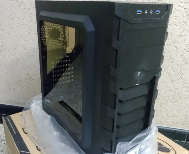 Gabinete Sharkoon Skiller Sgc1 Window - Blue 