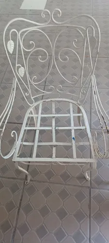 Cadeiras de ferro antiga