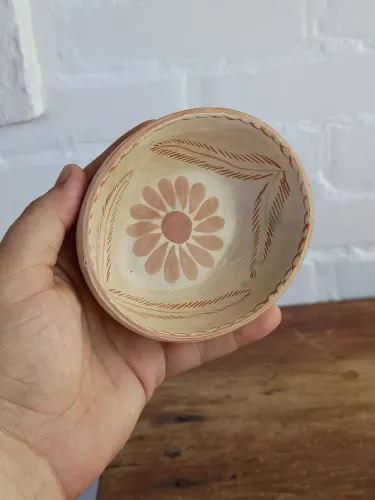 cumbuca pintada a mão bowl cozinha louça antigo Antiquario decoração casa vintage floral