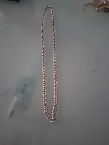 Cordão de prata escama