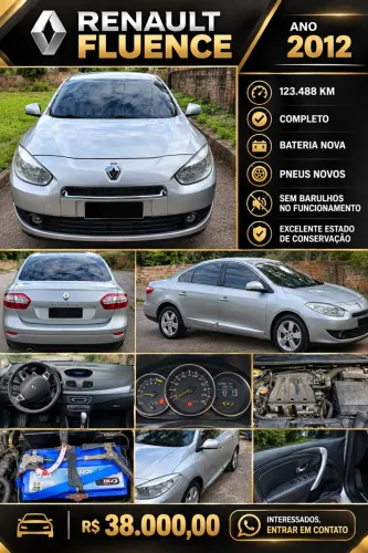 Renault Fluence Sed. Dynamique 2.0 16V Flex Aut. 2012