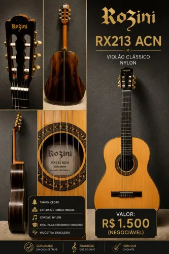 Violão rozinni 