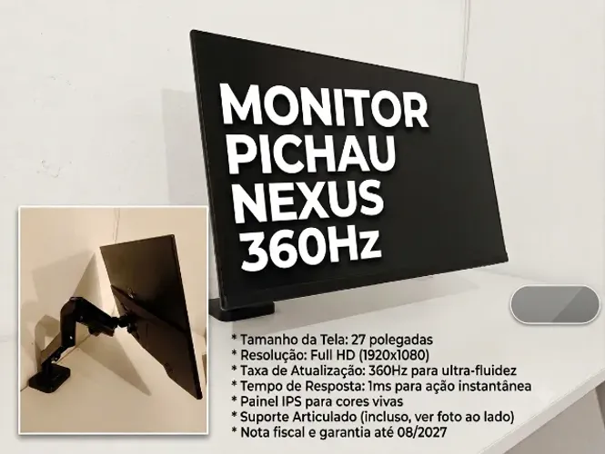 Monitor Gamer Portátil Arzopa Z1fc 16,1'' 144hz Ultrafino 1080p