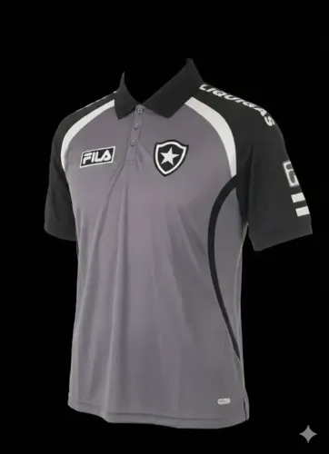 Camisa Polo Botafogo Fila Tam. M/G (conferir tamanho) - Linda! (Incentiva o clique para co