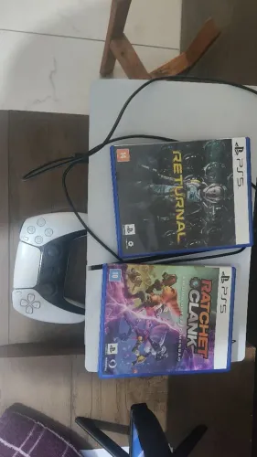 PS5 NOVO DE 1T+ 1 CONTROLE+ 2 JOGOS