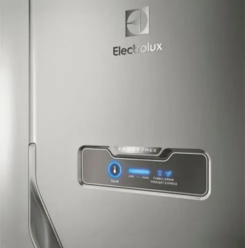 Geladeira Inox Electrolux