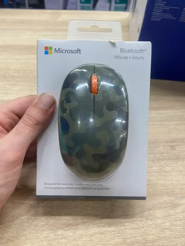 Mouse Microsoft verde Camo Bluetooth 