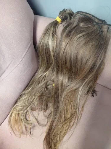 Cabelo Vietnamita Loiro mesclado 60 cm