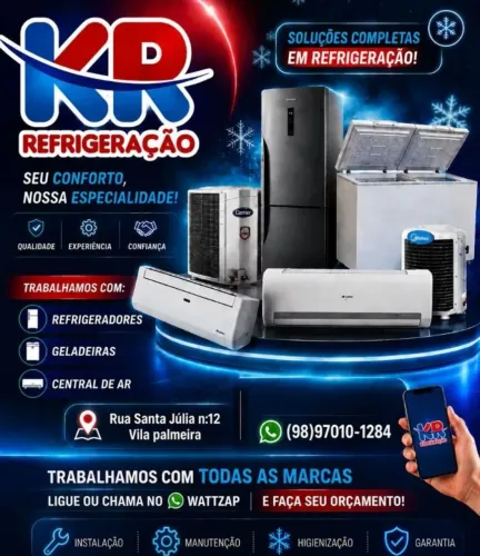 Concerto de geladeira bebedouro freezer e ar condicionado? Resolvemos! Watssap *