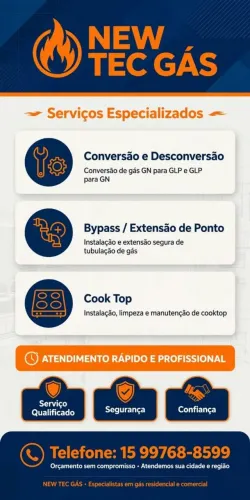 Desconversão e conversão Gás Natural e Glp