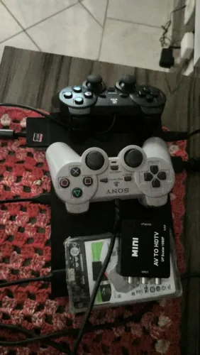 PS2 2 controles e hd 1tb