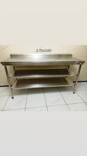 Bancada inox de serviço 