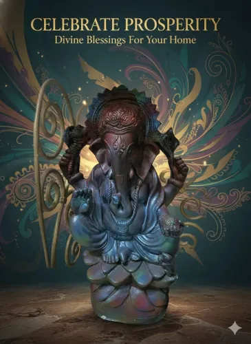 Imagem Ganesha 80cm - Grande, Imponente e Rica em Detalhes