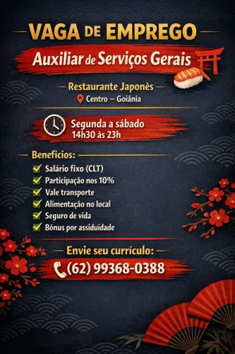 Auxiliar de serviços Gerais