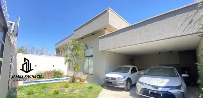 CASA- 3 quartos, 1 suíte, 200 m², Piscina, Armários- Jardim Itaipu