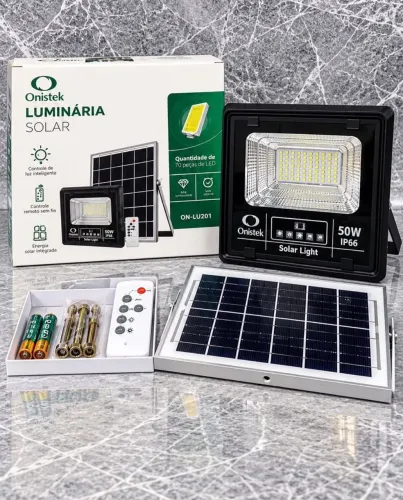 Luminária solar LED