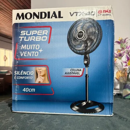Ventilador mondial coluna 40cm 127v Novo/Lacrado 