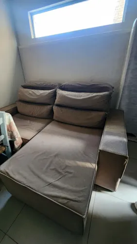 Sofá retrátil 3 pessoas