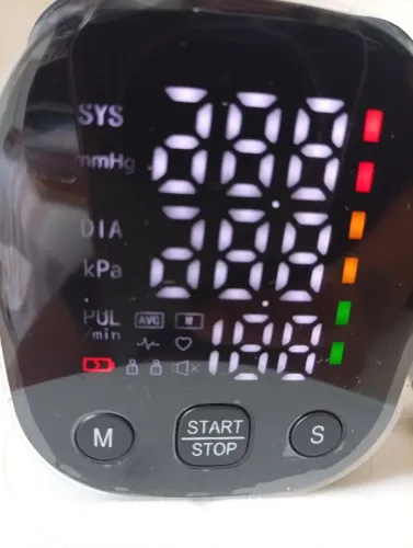Medidor De Pressão Arterial Digital, Voz Em Português. Usb Preto<br>