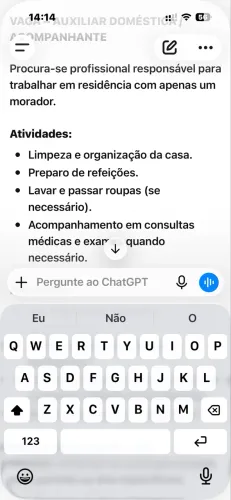 Serviço doméstico 