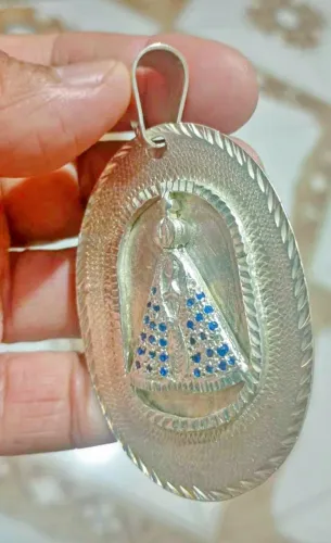 Medalha de prata maciça