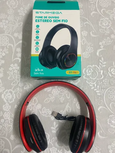 Fone de ouvido Estéreo sem fio NOVO