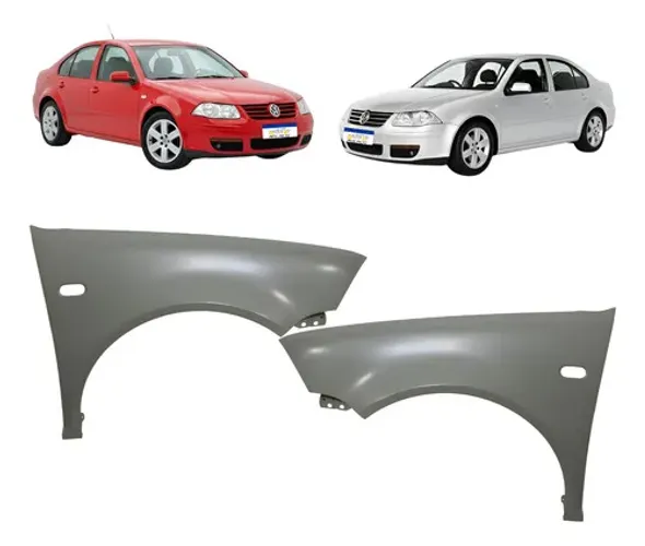Par Paralama Vw Bora 2008 2009 2010 2011 C/f Pisca