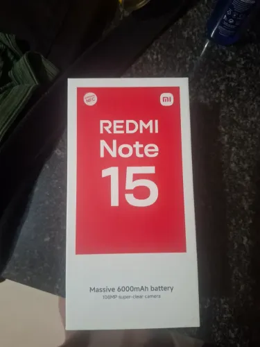 Redmi not 15 8ram 256gb.