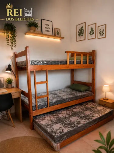 TODO TIPO DE CAMA DE MADEIRA MACICA PURA