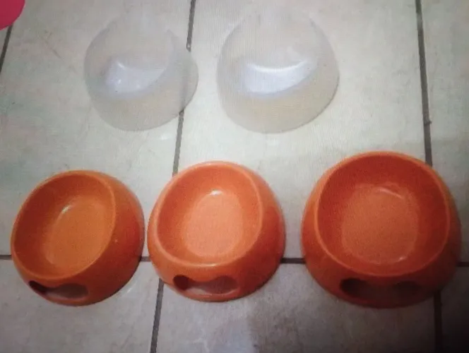 Potes para ração gatos e cachorro