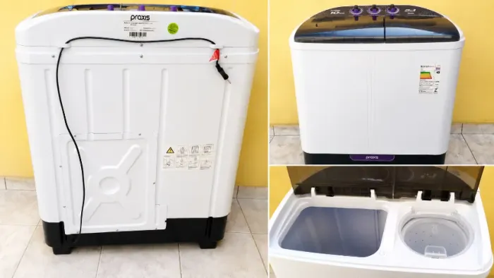 Lavadora Praxis 2 Em 1 Lava Centrifuga 10kg/220v