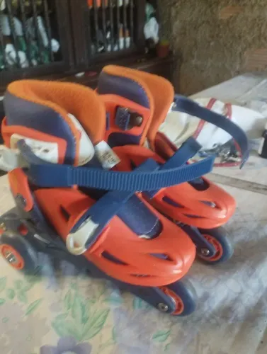 Vendo patins 2 em 1 ajustável para n 31 a34
