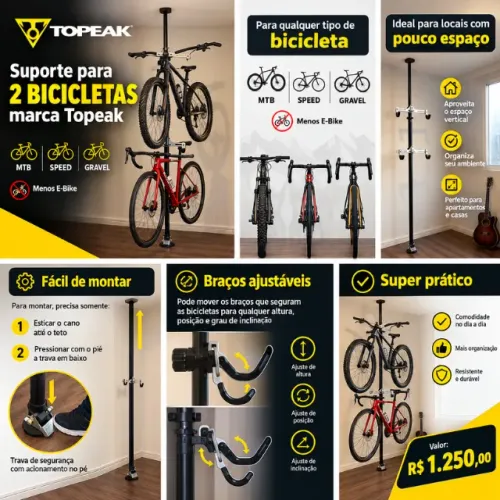 Suporte para 2 Bike