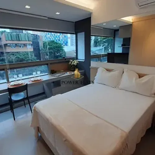 Flat Mobiliado para Alugar em Pinheiros 20m² na Rua Oscar Freire Próx. Metrô
