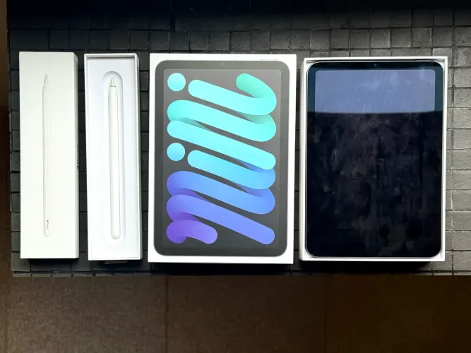 iPad Mini 6 (64Gb) + Apple pen 2 usados (com caixa original)