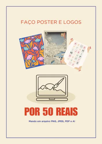 Faço logo e posters