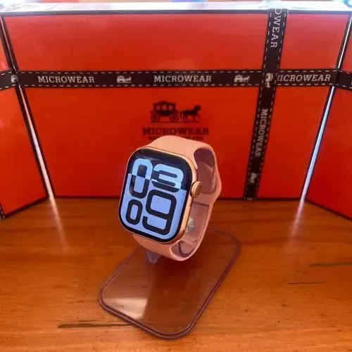 Relógio Inteligente Iwo W11 Pro Amoled Rose + Case de Proteção 