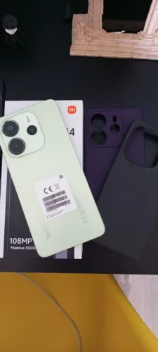 ? Xiaomi Redmi Note 14 4G (Verde Claro) - Estado de Novo!