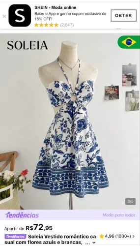 Vestido feminino 