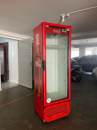 Freezer geladeira coca cola refrigerante Imbera 450 litros 127 volts 