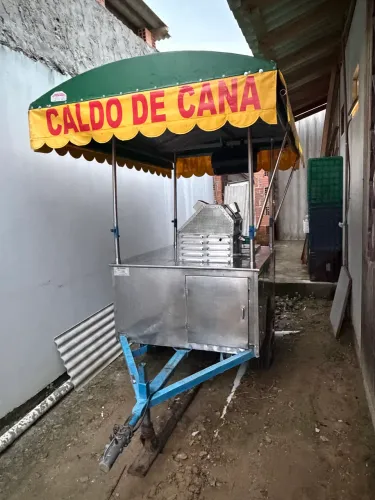 Carretinha para caldo de cana