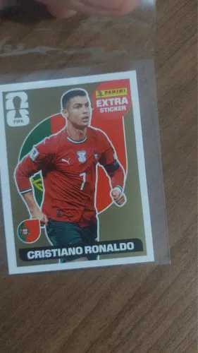 Figurinha Cristiano Ronaldo Legend Ouro - Panini Copa do Mundo 2026