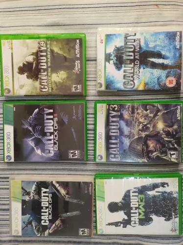 Kit Call of Duty 6 jogos para XBOX360 desbloqueado